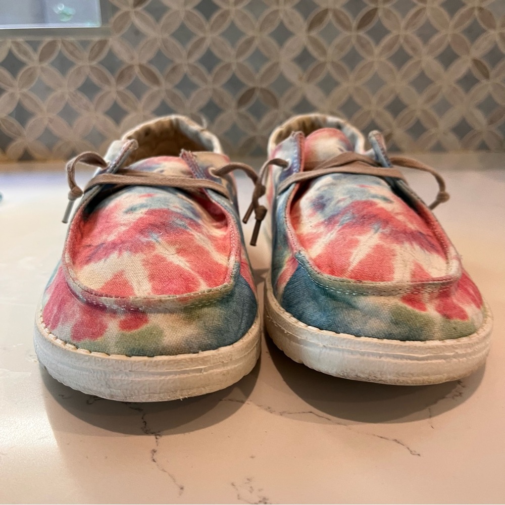 Hey Dude Wendy Boho Mandala Tie Dye Slip On Sneakers Size 7 - Picture 5 of 12